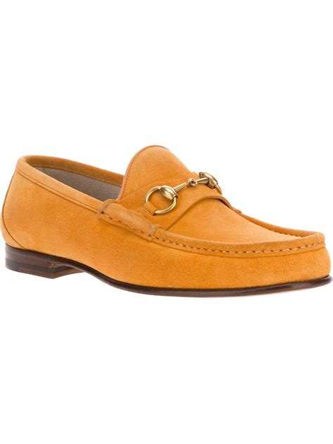 orange gucci loafers|gucci loafers for men.